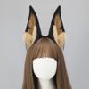 New Black Brown Animal Faux Fur Wolf Ears Headband Fluffy Plush Doberman Dog Hair Hoop Lolita Masquerade Halloween Cosplay Props