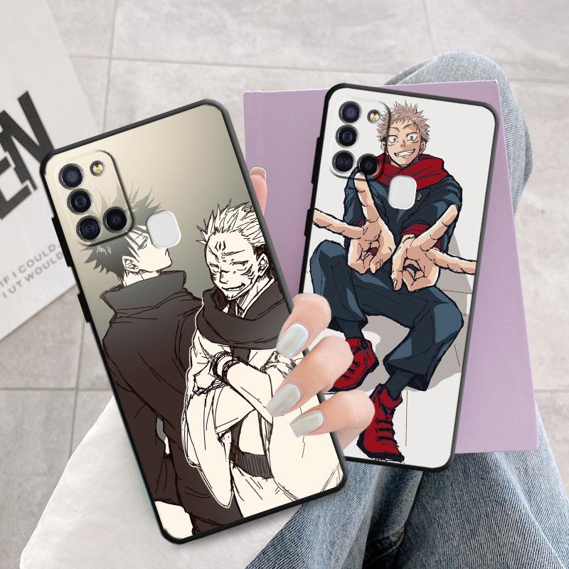 Лучшие чехлы Dark Jujutsu Kaisen Jjk для Samsung Galaxy M12 M22 M32 5g M31 M30s M23 M51 M52 M33 M13 M31, силиконовый чехол