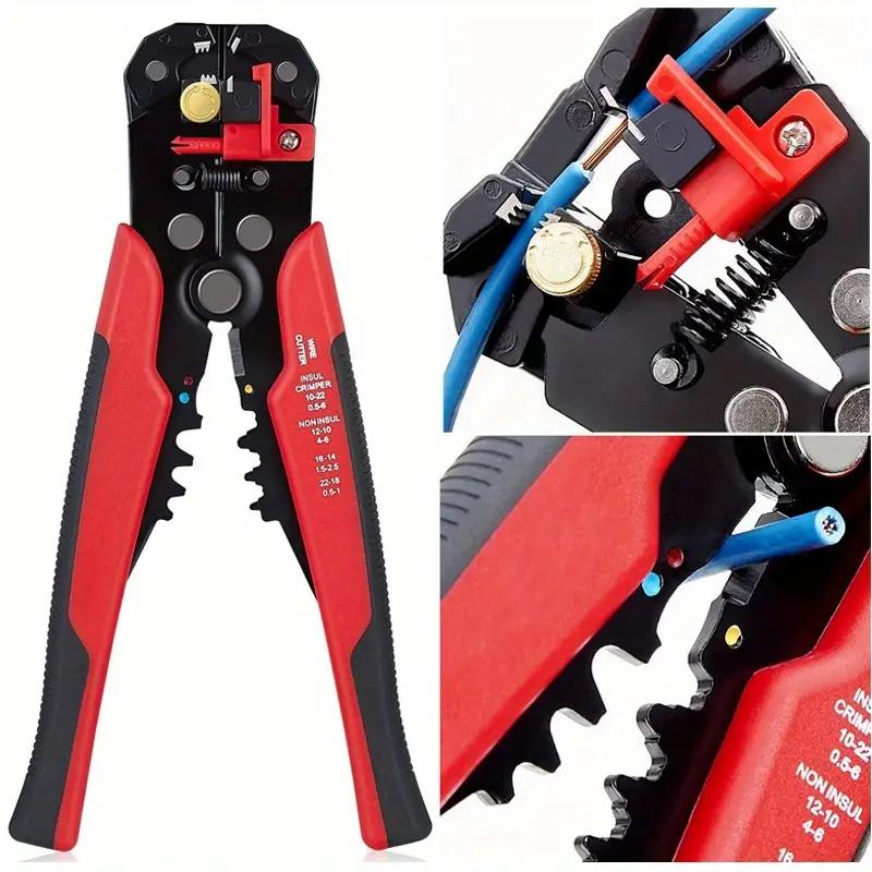 1Pc Multifunctional Wire Stripper Cable Clipper Crimping Pliers Quick Stripping Wire Pliers Electrical Tool for Stripping Wires