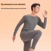 Hengyuanxiang Men's Cotton Thermal Underwear Set