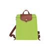 Le Pliage 26 Застежка-молния на кнопке Кожаная отделка Мини-рюкзак Женский рюкзак Зеленый 1699089355