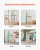 VEVOR Vertical Surfboard Stand, 4 Tiers Wooden Surfboard Rack for Storage and Display, Freestanding Board Stand Organizer