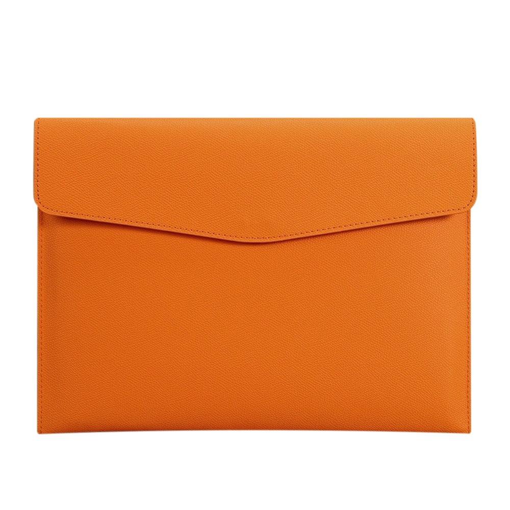 Leather Leather File Folder Large Capacity Briefcase Stationery Dustproof File Bag School Office