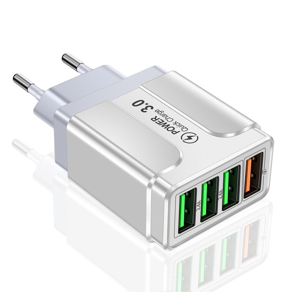 20 Вт многопортовое USB зарядное устройство быстрое зарядное устройство быстрое зарядное устройство 3.0 для Samsung Galaxy S23 S22 Ultra Xiaomi iPhone 16 15 KR Plug