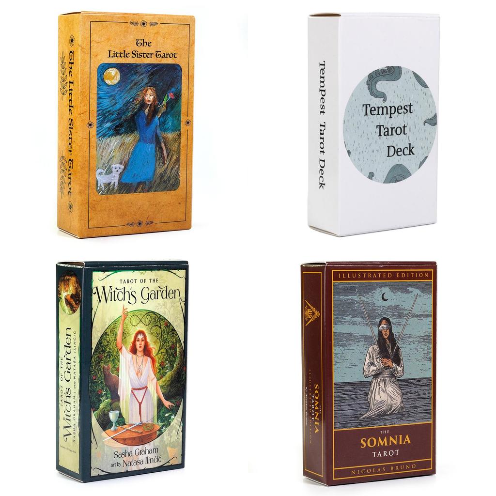 Unique English Version Tarot Cards Oracle Deck Featuring Intricate Illustrations