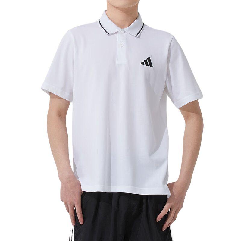 adidas Мужская белая рубашка-поло SS25 JE9020