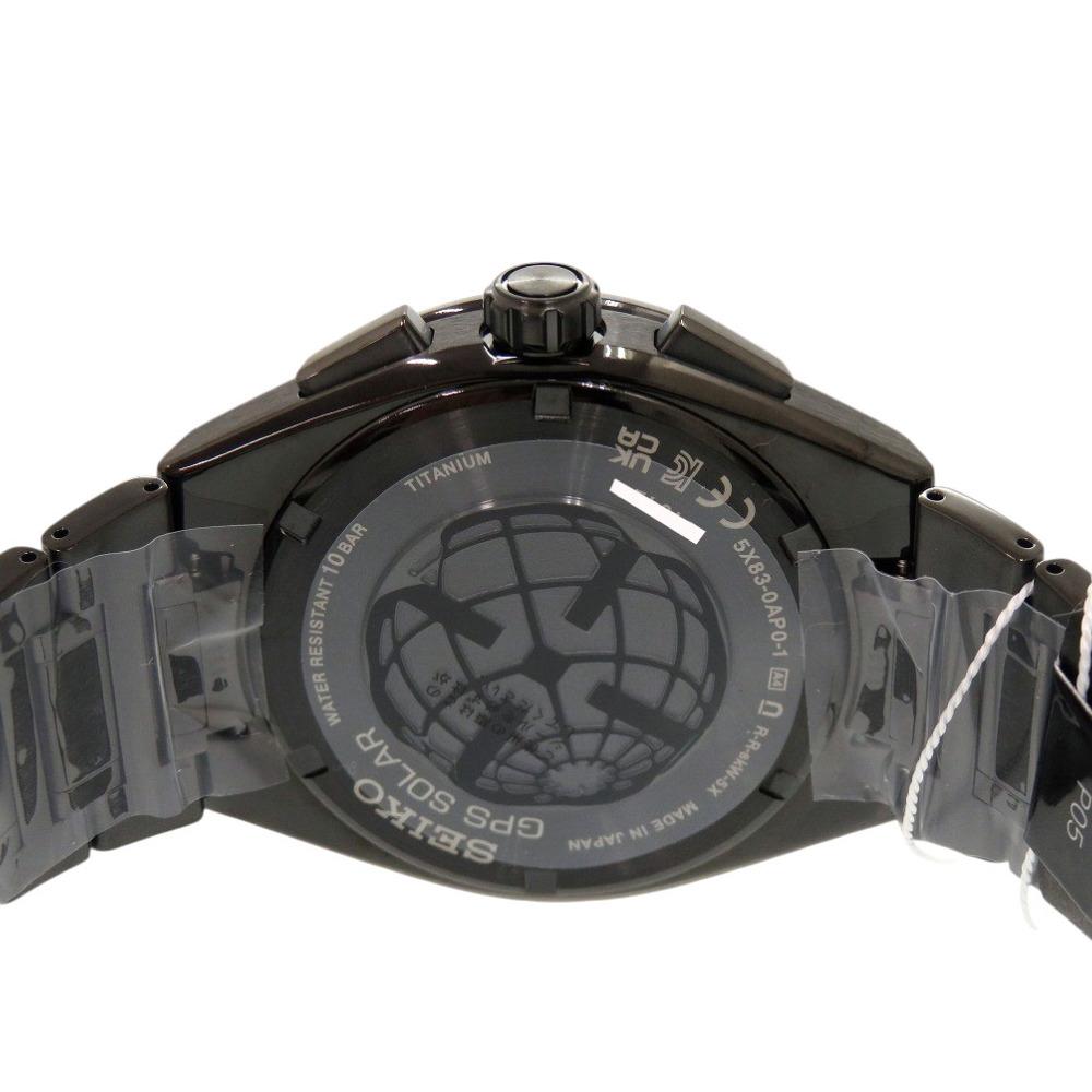 Б/У ОРИГИНАЛЬНЫЕ SEIKO SBXC179 5X83-0AP0-1 Astron Черный титан GPS Солнечные наручные часы
