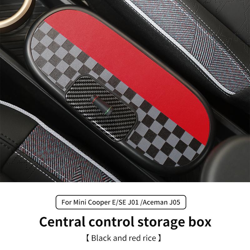 Бокс для хранения центральной консоли для BMW Mini Cooper E/SE J01 J05 Aceman 2024 2025 Бокс для хранения центрального подлокотника Автоаксессуары
