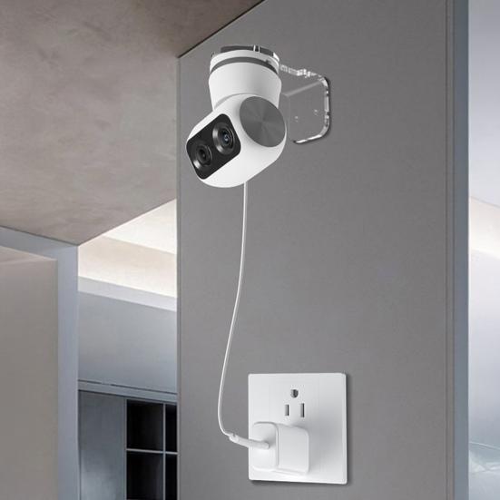 Настенное крепление для камеры видеонаблюдения для Eufy S350, держатель для умной камеры, настенная полка, спальня, кухня, гостиная, кронштейн-подставка для хранения внутренней камеры