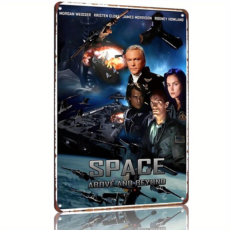Space Above and Beyond The Ultimate Adventure Metal Tin Sign Vintage Wall Art for Man Cave Bar Cafe Garage or Far