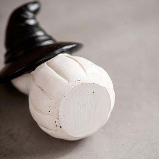 Halloween Ornament Smile Ghost Resin Figurines Halloween Table Shelf Office Desktop Home Garden Decoration