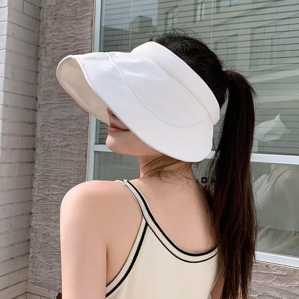 Women Soft Foldable Sun Hat Full Face Sun Protection Wide Brim Bucket Cap Beach Visor Hat for Travel Hiking Summer