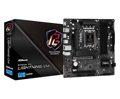 ASROCK B760M PG Intel B760 LGA 1700 micro Lightning/D4 ATX.