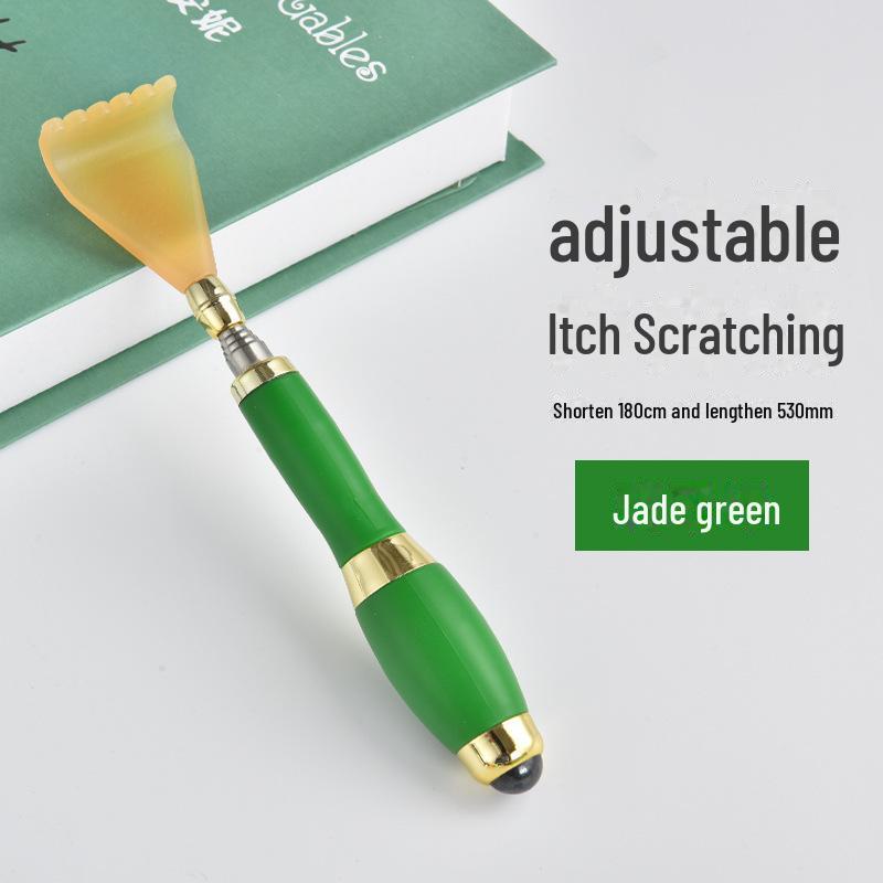 Телескопическая чесалка для спины из нержавеющей стали с магнитным массажем