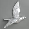 Миниатюрные фигурки в виде белых птиц, настенные наклейки, 3D-наклейки в виде птиц, декор для сада, гостиной, детской комнаты, фигурка