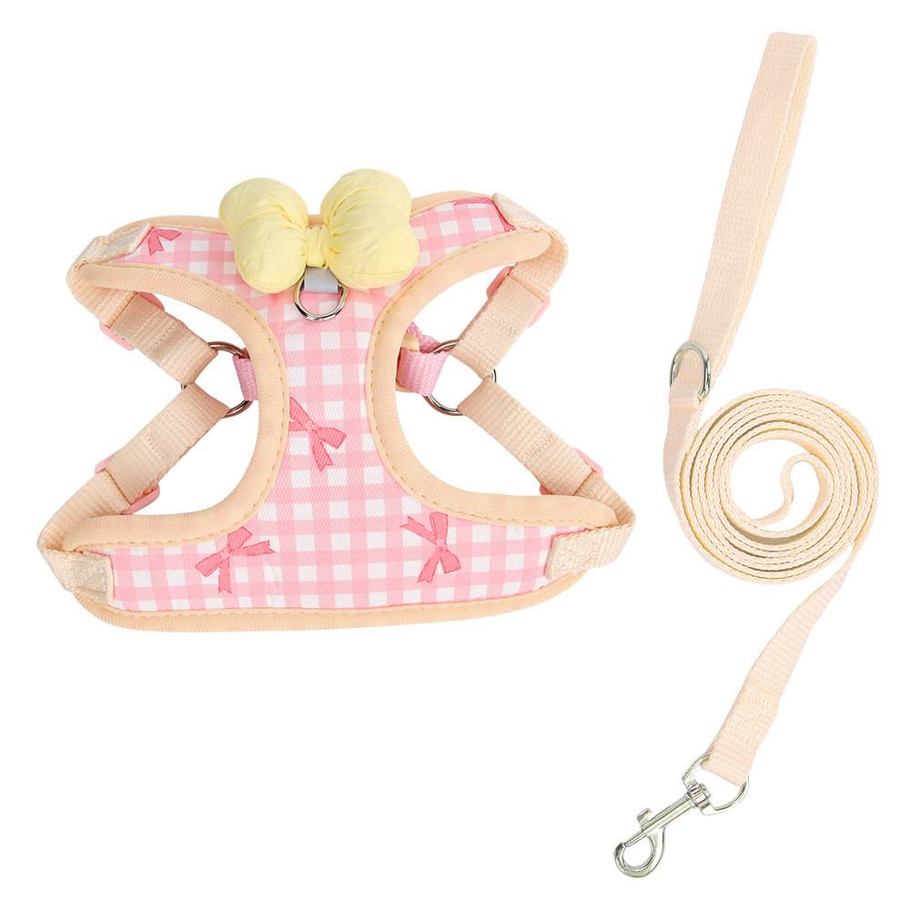 Dog Traction Rope With Bowtie Fabric Non Extensible For Walking And Training