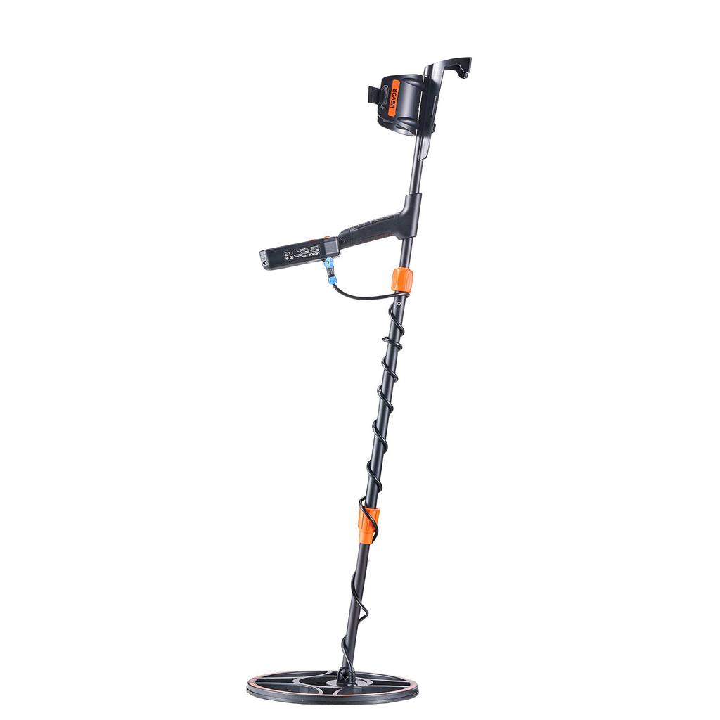 VEVOR Waterproof Metal Detector, 304.8 mm, Professional High Accuracy Gold Detector for Adults, with Display, Wireless Headphones, 7 Modes