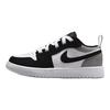 Кроссовки Air Jordan 1 Low ALT SE PS белые черные матово-серебристые детские огненно-красные IB3885-106