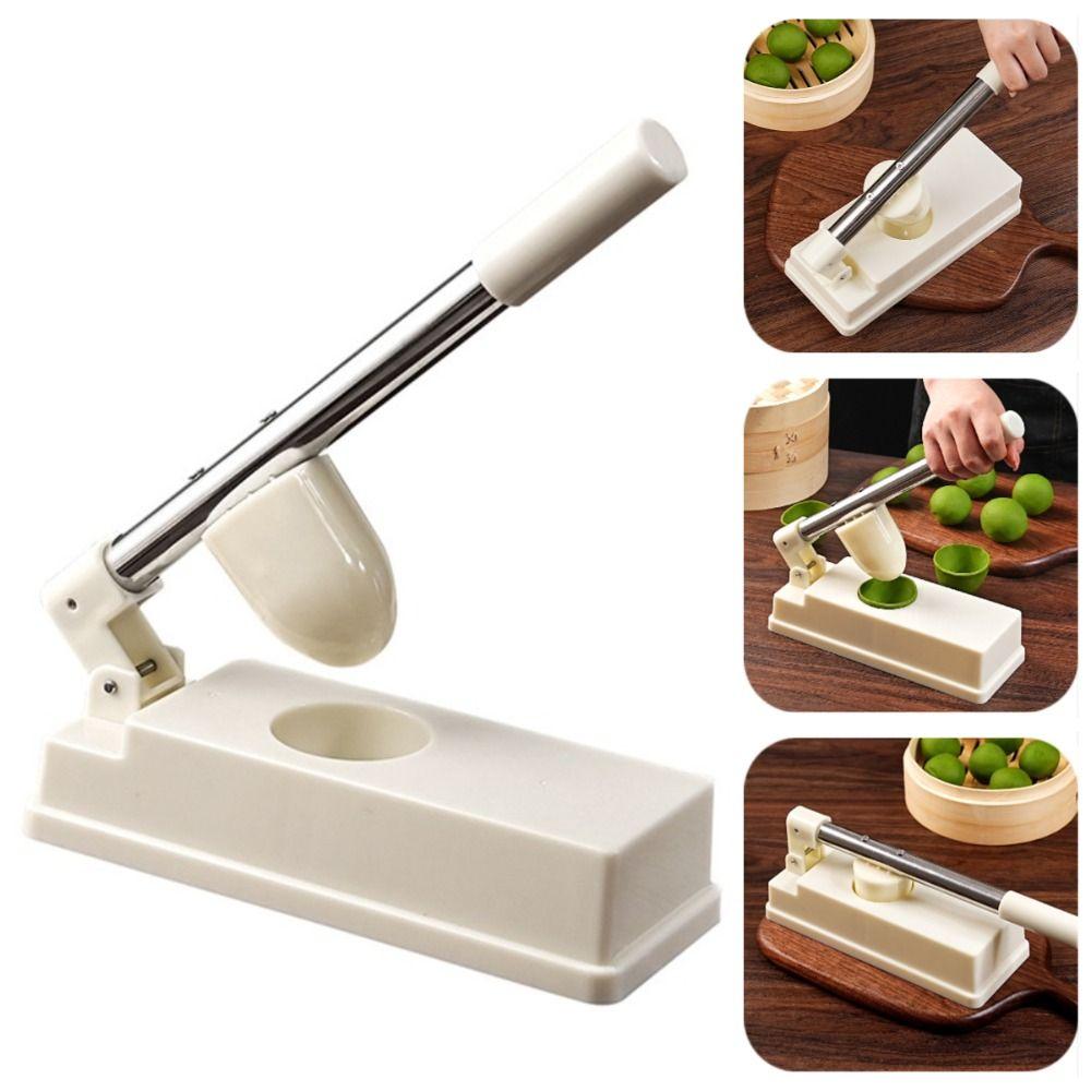 Oval Sweet Green Rice Balls Skin Molds Hand Press Dough Press Maker Party
