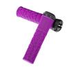 Bike Handlebar Grips Single Lock Non Slip Fits 22.2mm Handle for Mountain Commuter Folding Bikes Purple