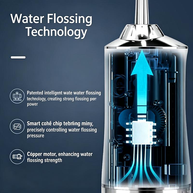 Travel Compact Oral Irrigator Dentist Suggest IPX5 Water Flosser Cordless Professional Cleaning for Sensitive Gums