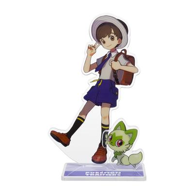 POKEMON Центральная оригинальная акриловая подставка ТРЕНЕРЫ ПОКЕМОНОВ Харуто и Ньяоха