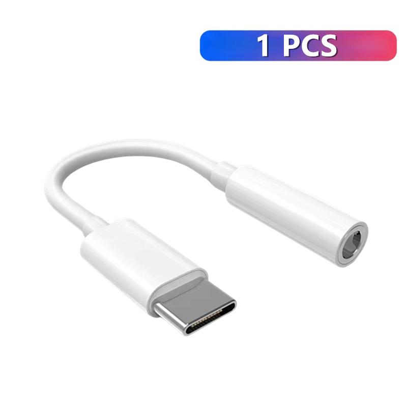 Type C To 3.5mm Jack AUX Audio Adapter Cable for iPhone 15 Plus Samsung Huawei Xiaomi Redmi POCO OPPO Realme Earphone Converter