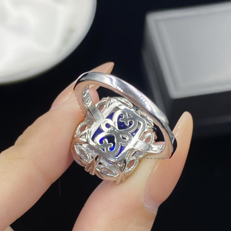 BELLA BOX Комплект из сережек-колье с полым дном в виде сахарной башни, инкрустированной синим цирконием, для женщин