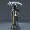 Scythe Grim Reaper Statue Resin Crafts Garden Desktop Decorations Grim Reaper Sculpture Desktop Ornaments Home Ornaments