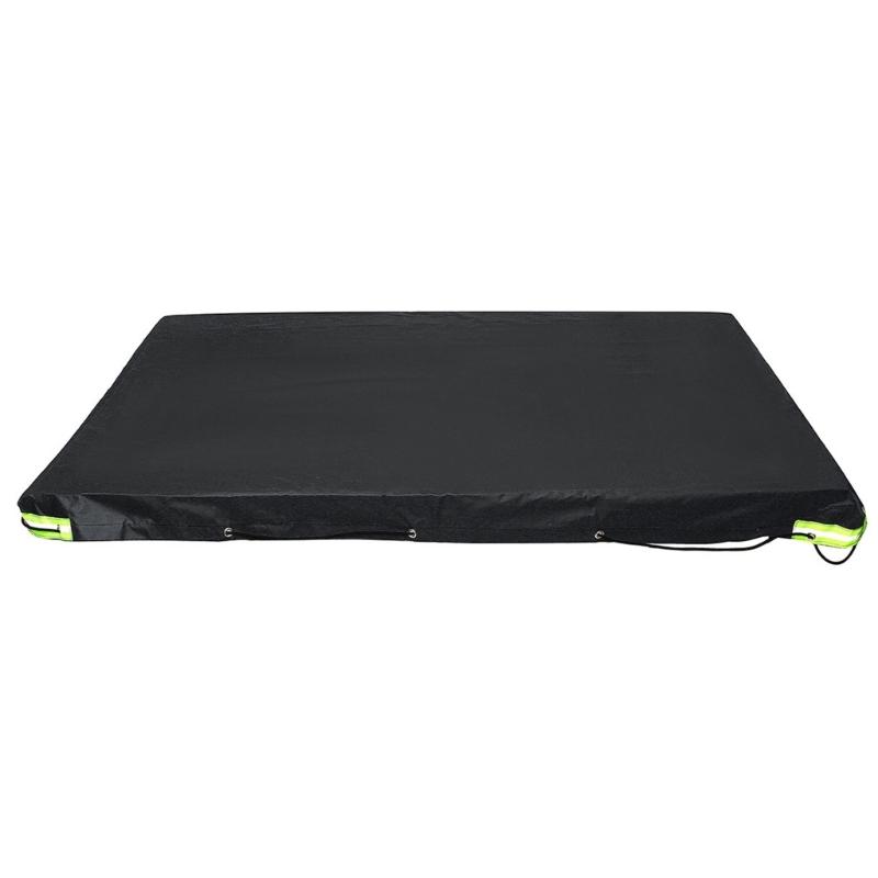 Anti-UV Tarp Cover 208x114x13cm Trailer Tarpaulin Flat Tarpaulin with Reflective Strip Universal Trailer Tarpaulin Cover