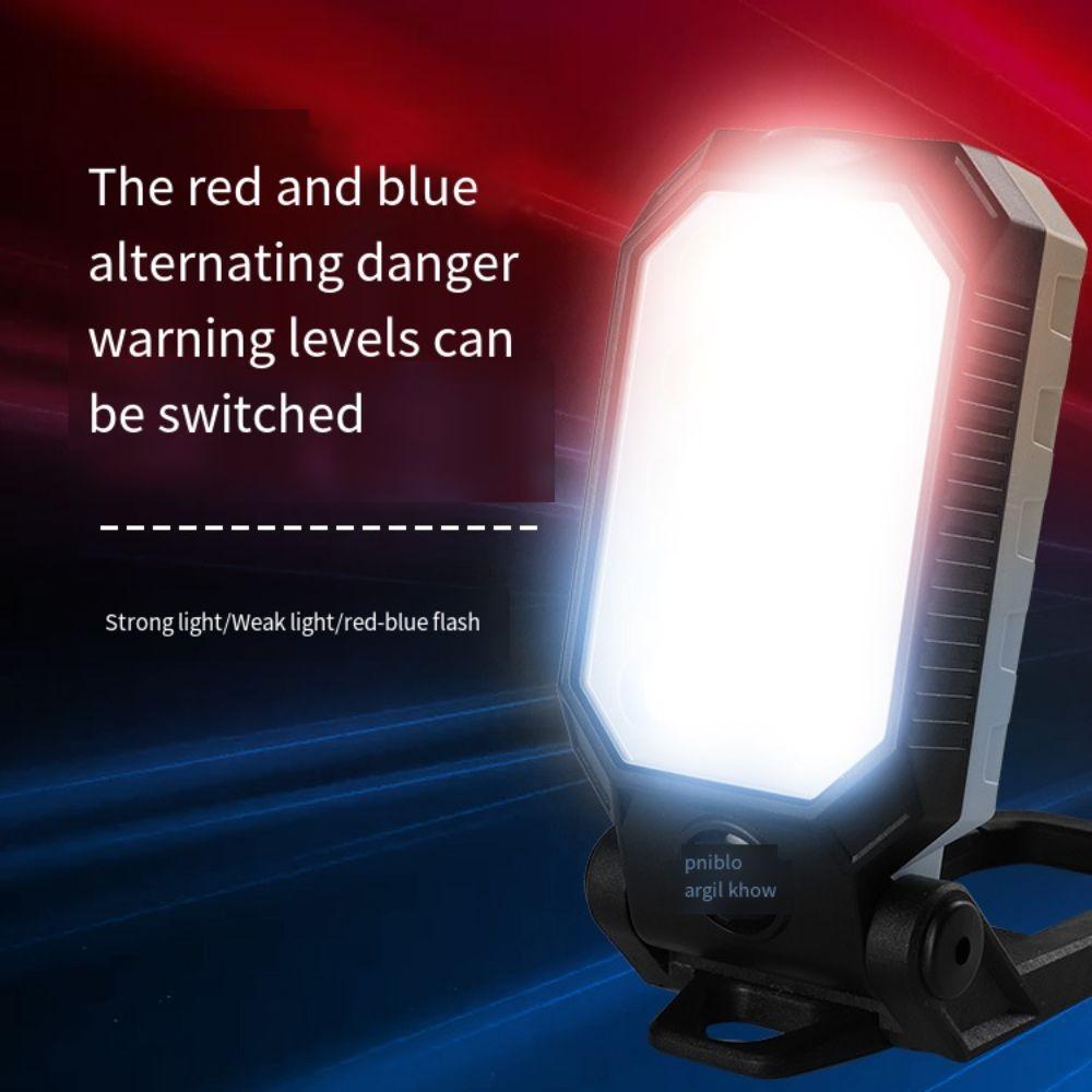 Magnetic Hook Portable LED Worklight Super Bright COB Work Light  Warning Light