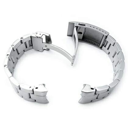 20 мм металлический ремешок для часов из нержавеющей стали Oyster с V-образной застежкой для Seiko SUMO SBDC057 и других SBDC031, SBDC033, SBDC049,