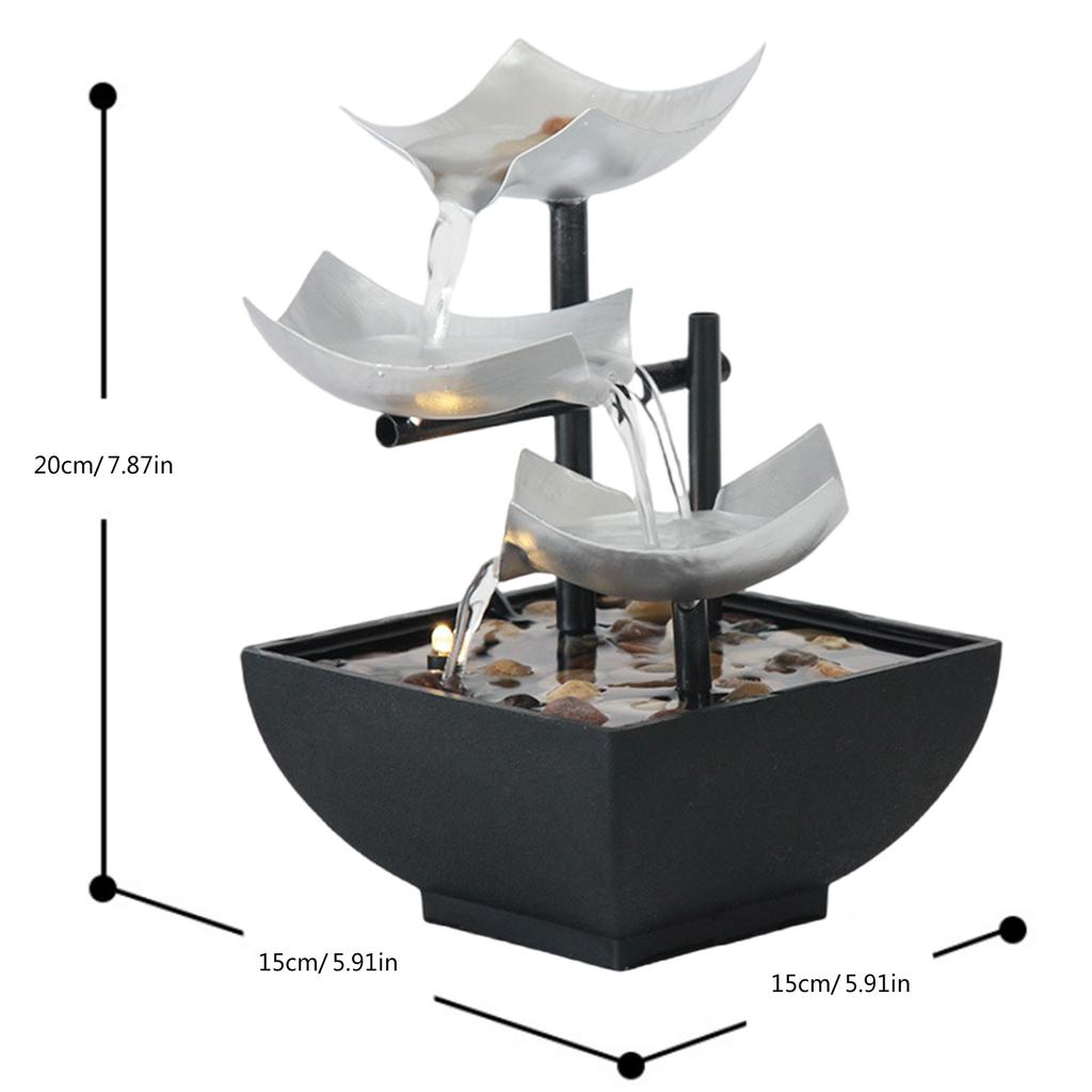 Комнатный настольный фонтан Настольный фонтан для внутренней отделки Настольные фонтаны Подарки для украшения дома