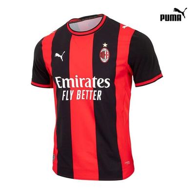 Puma Ac Milan Home Authentic Jersey Short Sleeve