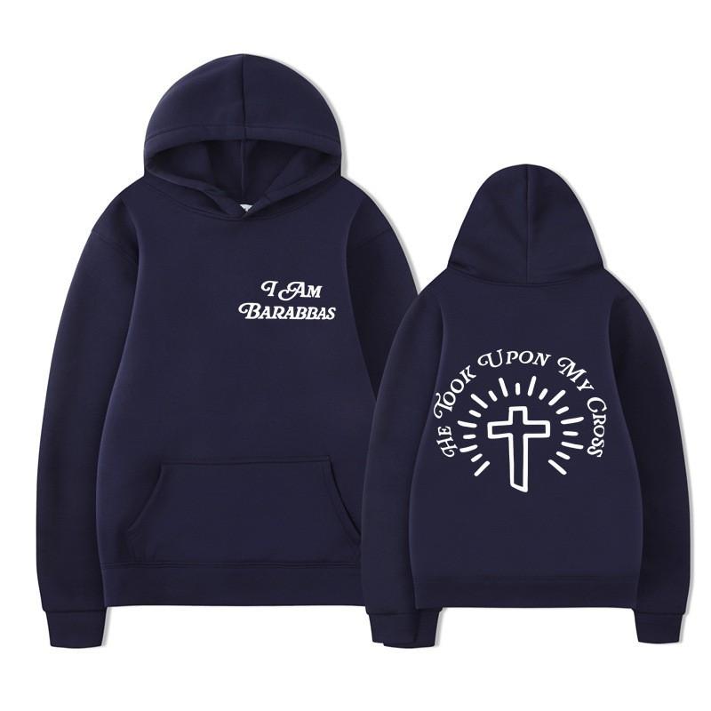 Unisex Oversized Hooded Sweatshirt With Front Back Print Drawstring Kangaroo Pocket Loose Fit Casual Pullover
