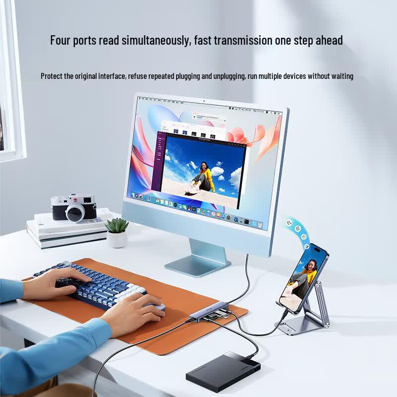 Ugreen 4-портовый USB 3.0 Type-C концентратор данных