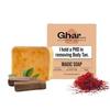 Ghar Soaps Sandalwood & Saffron Magic Soaps For Bath (100 Gms Pack Of 1) | Paraben Free | Skin Brightening Soap For Men & Women