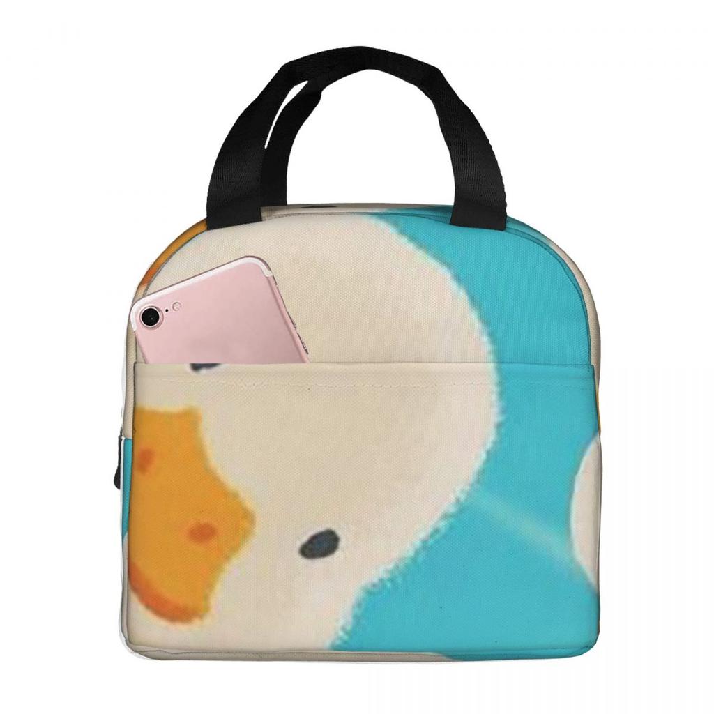 Colour Goose Cartoon Pattern Insulated Lunch Bag for Women Children Leakproof Food Boxes Thermal Lunch Box Tote