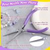 SPEEDWOX for Micro for Precision and Home Perfect for Jewelry and Needle-Nose Needle-Nose Pliers, Small, Non-serrated, Crafts, Needle-Nose Pliers,