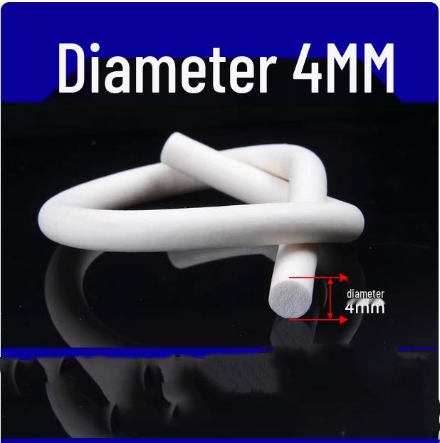 Круглый шнур из силиконовой пены - Термостойкая уплотнительная лента (2/3/4/5/6/7/8/9/10 мм)