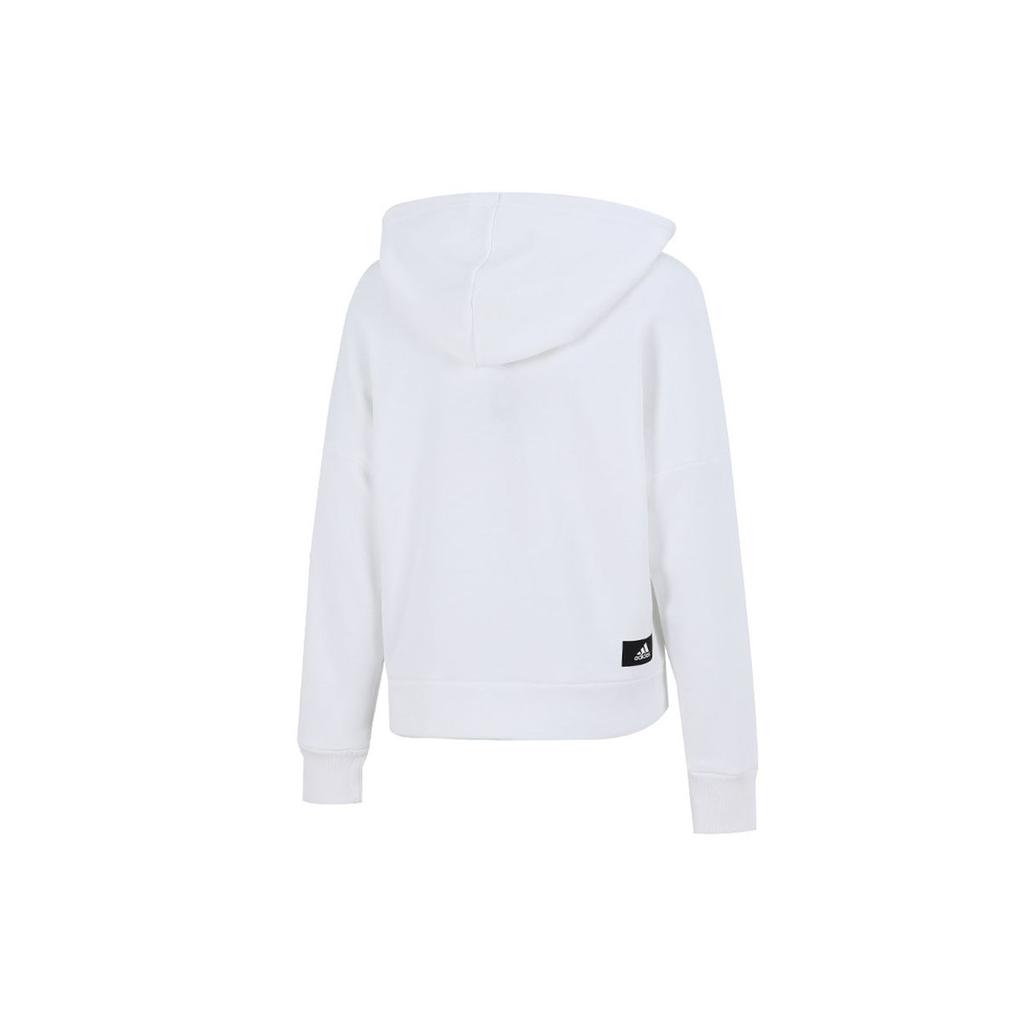 Adidas Толстовка с капюшоном Neo с большим логотипом, женские топы, белые H57346