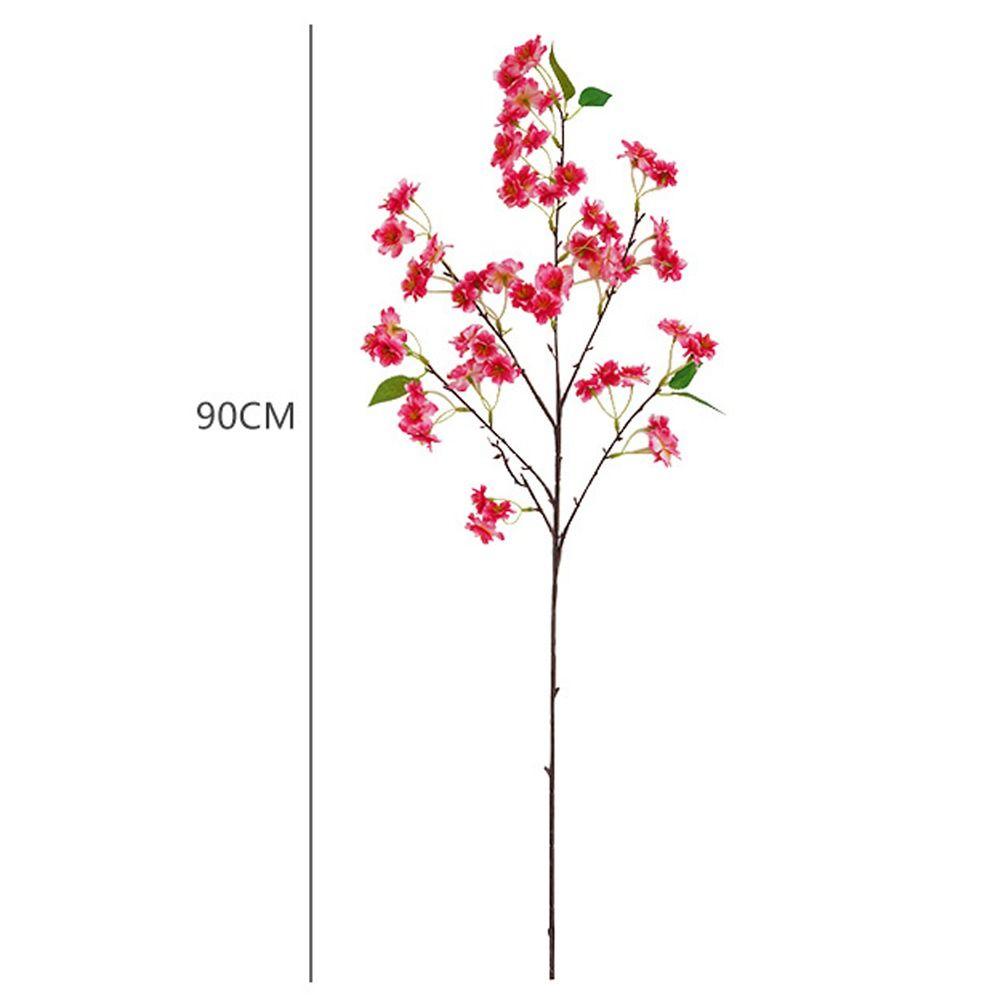 90см Искусственные ветки цветущей вишни Пластиковый искусственный цветок Шелковая цветущая вишня День святого Валентина