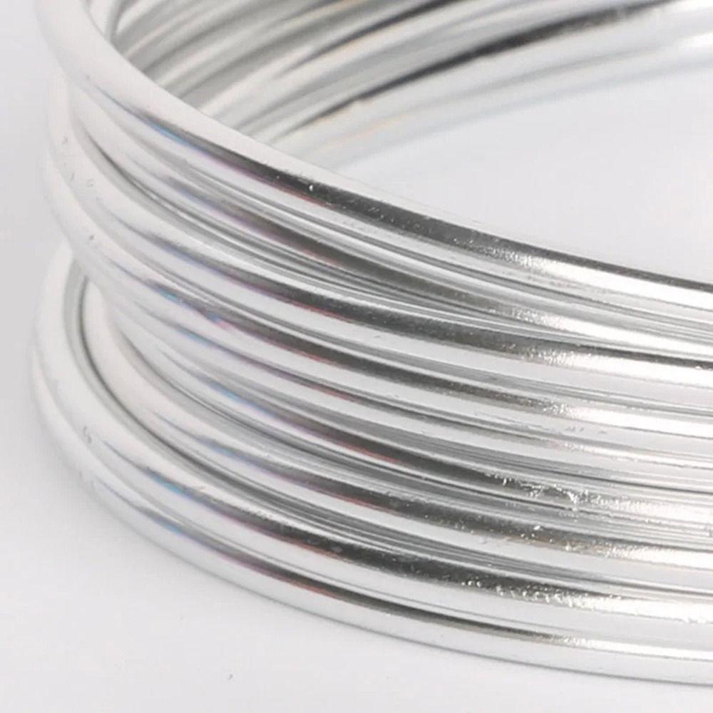 Soft Aluminum Wire 10Meter Metal Wire Rope New Floristry Wire  For Bracelet Necklace