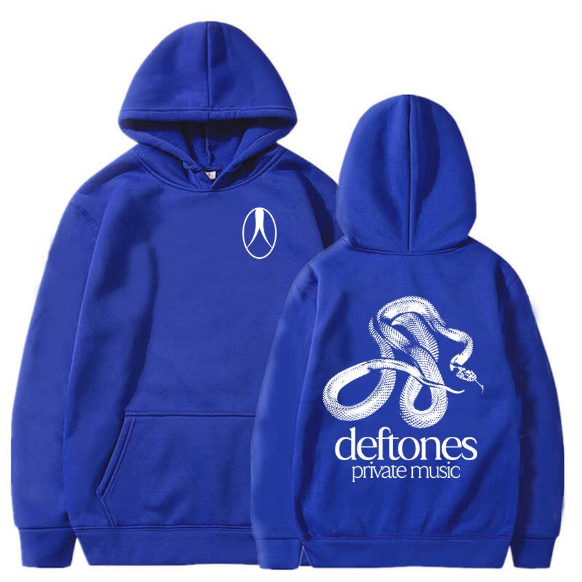Худи с вышивкой Private Music, толстовка рок-группы Deftones, унисекс, уличная одежда, длинный рукав, модная мужская одежда