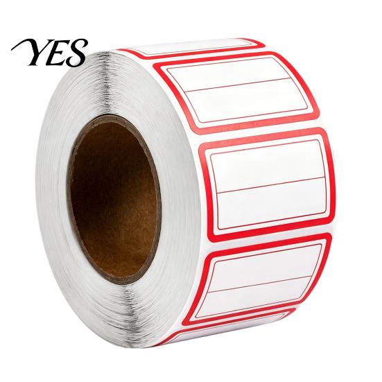 Price Tag Stickers 500 Pcs Label Stickers, Color Coding Self-Adhesive Name Tags, Waterproof Removable Labels for Handwriting File Folders, Shelves