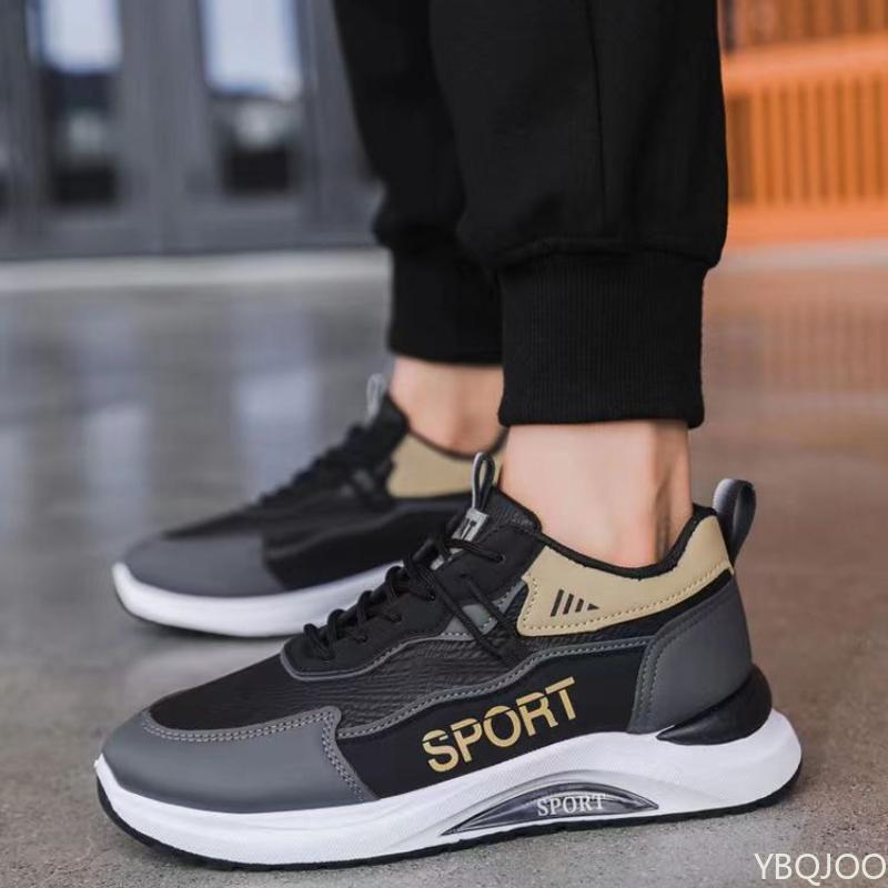 Spring Autumn New Men's  Sports Leisure Shoes Soft Bottom Anti slip Comfortable Running Shoes Waterproof Men's Single Shoes