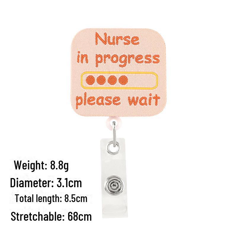 Вышитый бейдж и нашивка на одежду - легко вытягиваемая пряжка для врачей и медсестер