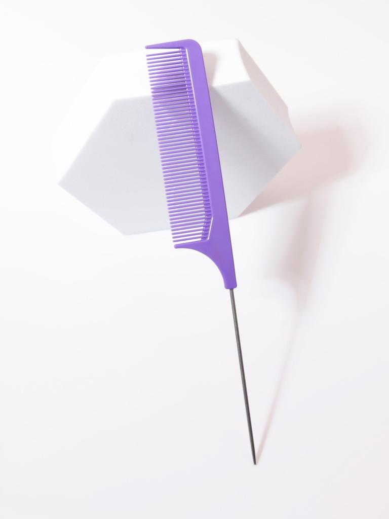 Steel needle pointed tail comb, hair picking comb, styling comb, anti-static and high-temperature resistant hair comb