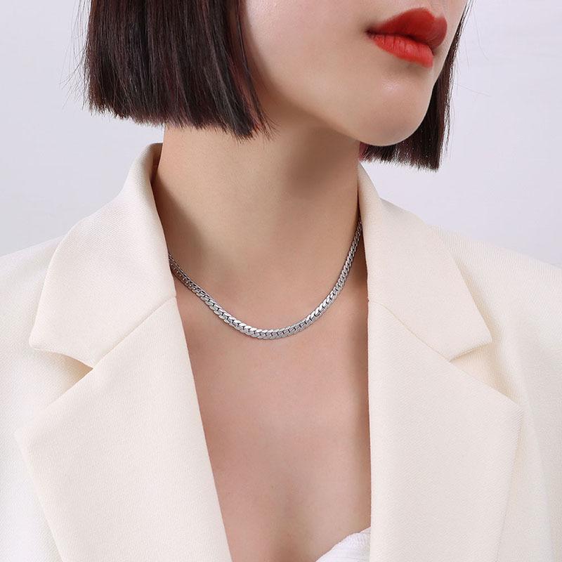 Design Sense, Personality, Great Temperament Style, Titanium Steel Plated 18 Real Gold Necklace, Bracelet, Jewelry Set.