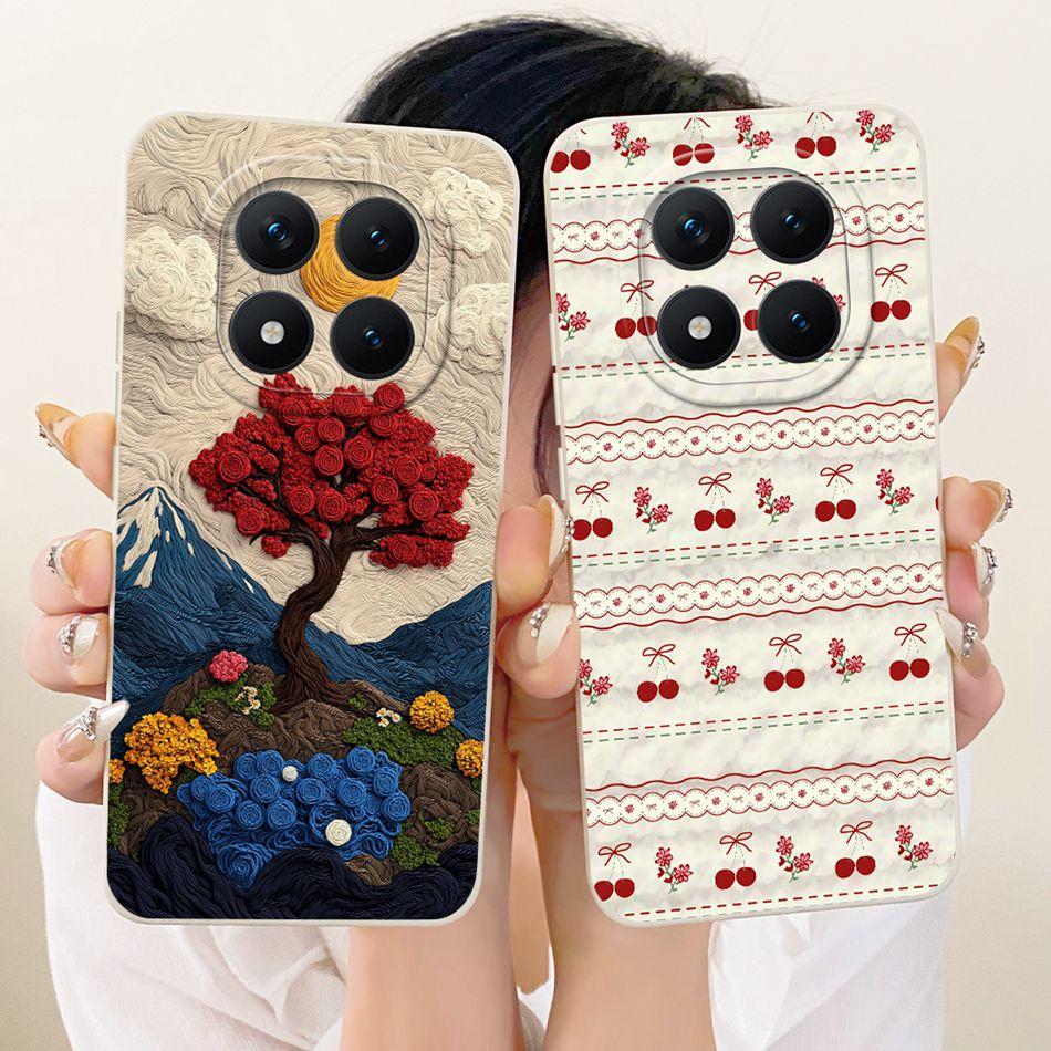 For Xiaomi Redmi Note 15 Pro+ 15Pro 5G Cute Cat Flower Cartoon Phone Case For Redmi Note 15 Pro Plus 5G Soft Silicone Bumpers